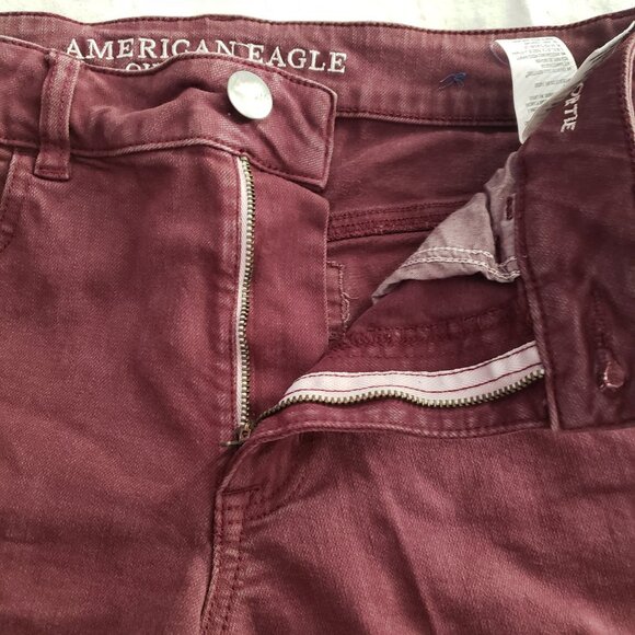 Denim Red Shorts [American Eagle] [Size 8] - Picture 3 of 3